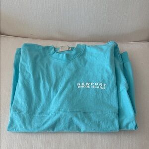 Newport Rhode Island Long Sleeve Cotton Tee. Size Medium